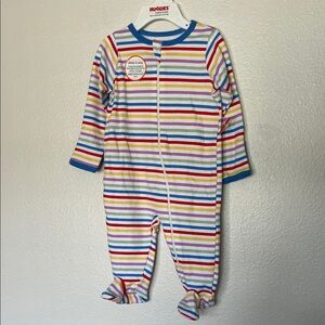 NWT Wondernation Colorful Striped Kids One Piece 3-6 Months